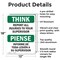 Signmission Safety Culture Sign, 12 in Width, Aluminum, Rectangle OS-2PACK-TS-A-1218-L-11857 - alternate 4